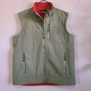 Roper Mens Full Zip Softshell 3-Season Western‎ Vest Gray Size L